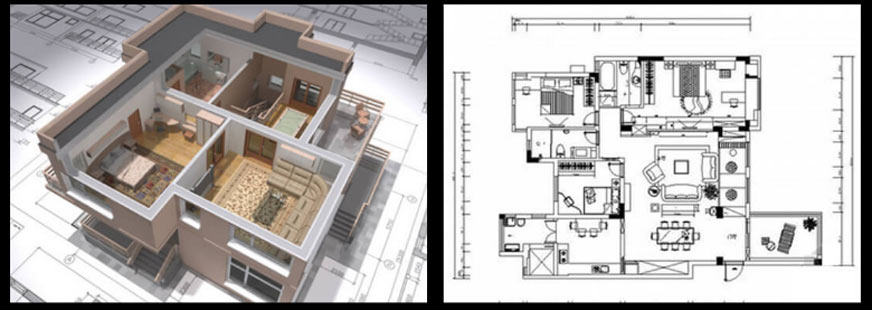 3D建筑模型与2D建模