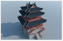 异型大坝模型