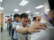 广州淘慧电商学院课间活动