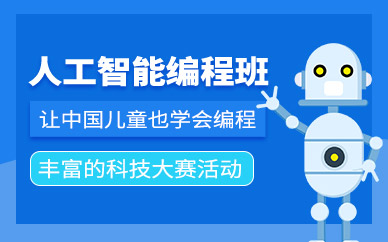 大连人工智能少儿培训班