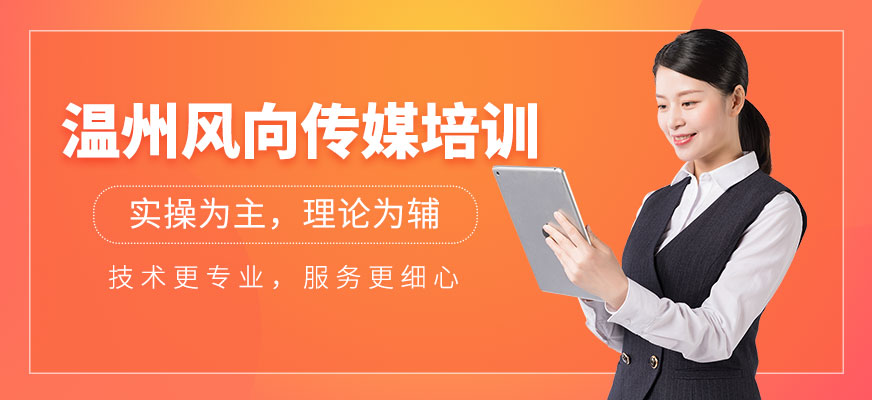 温州风向传媒培训